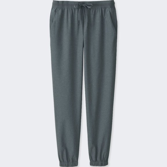 Uniqlo Gray Dry Stretch Jogger Pants Size M NWT - Picture 1 of 5